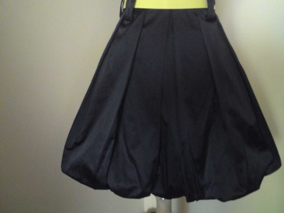 Rochie mexton neagră satinată superbă