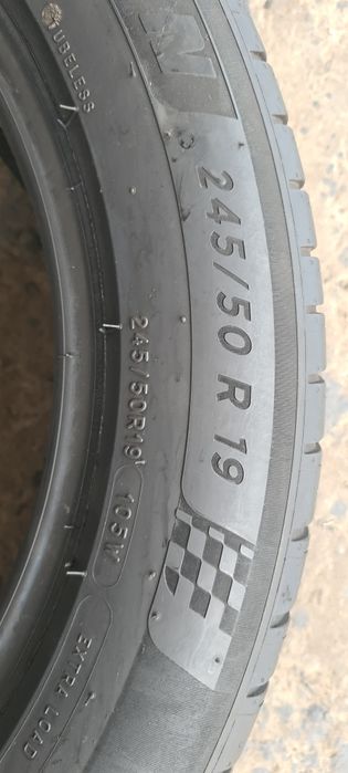 2 anvelope vara Michelin 245/50/19,ca si noi.