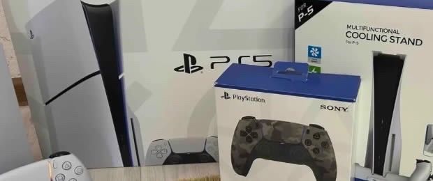 PS5 Slim 1TB | 2 геймпада + топ-игры + Deluxe подписка | Как новая!