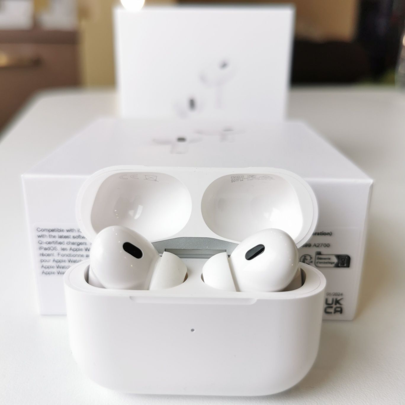 AIRPODS Pro2/Generatia 2/Wireless Charging/Sigilate iOS+Android