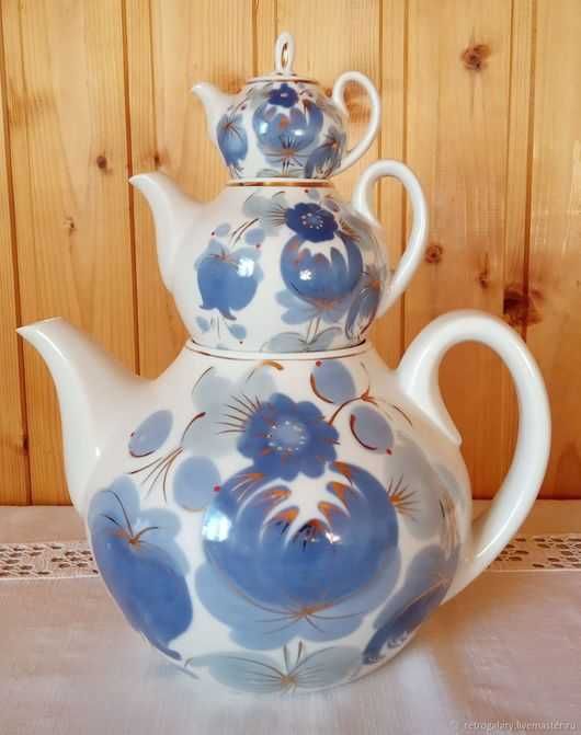 Набор из трёх чайников СССР