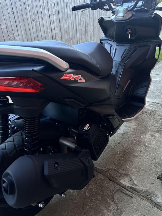 Aprilia SR GT 200 - 2024 - Negru Mat - 1350 km/garantie, Impecabilă
