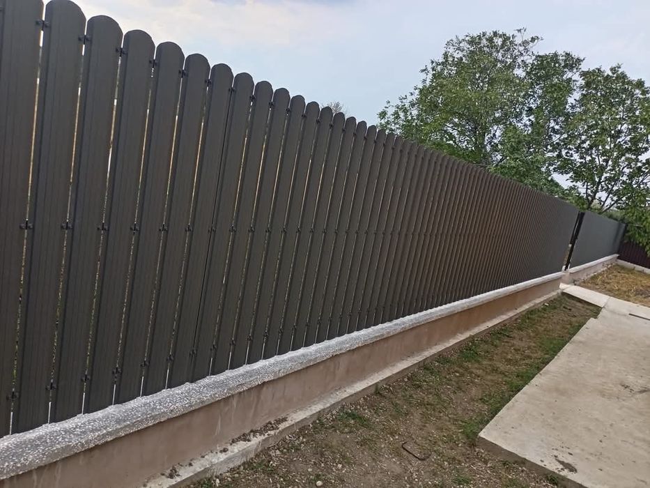 Garduri din sipca metalica, tabla cutata, plasa bordurata, BCA