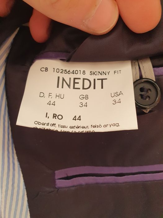 Set Costum Inedit (sacou, pantaloni, papion)