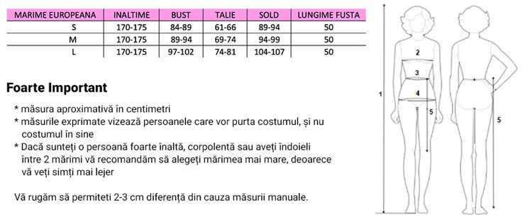 Costum Masha Lux - Masha și Ursul Adult/Animatie copii/Carnaval