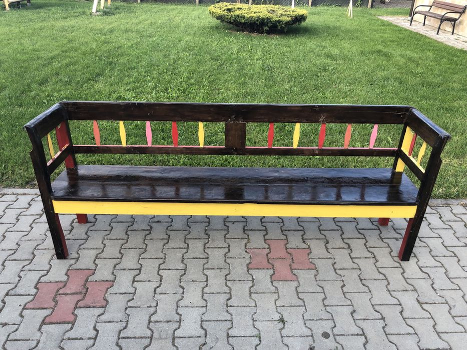 bancă laiță veche țărănească vintige