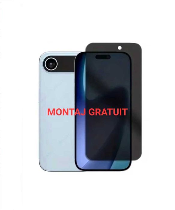 Folie Privacy iPhone 17 Pro Max / Air / 16 Plus / 15 Plus 14 Anti-Spy