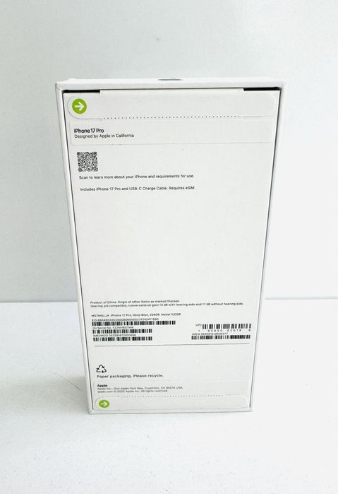 НАЛИЧЕН! iPhone 17 Pro 256GB Deep Blue ГАРАНЦИЯ!