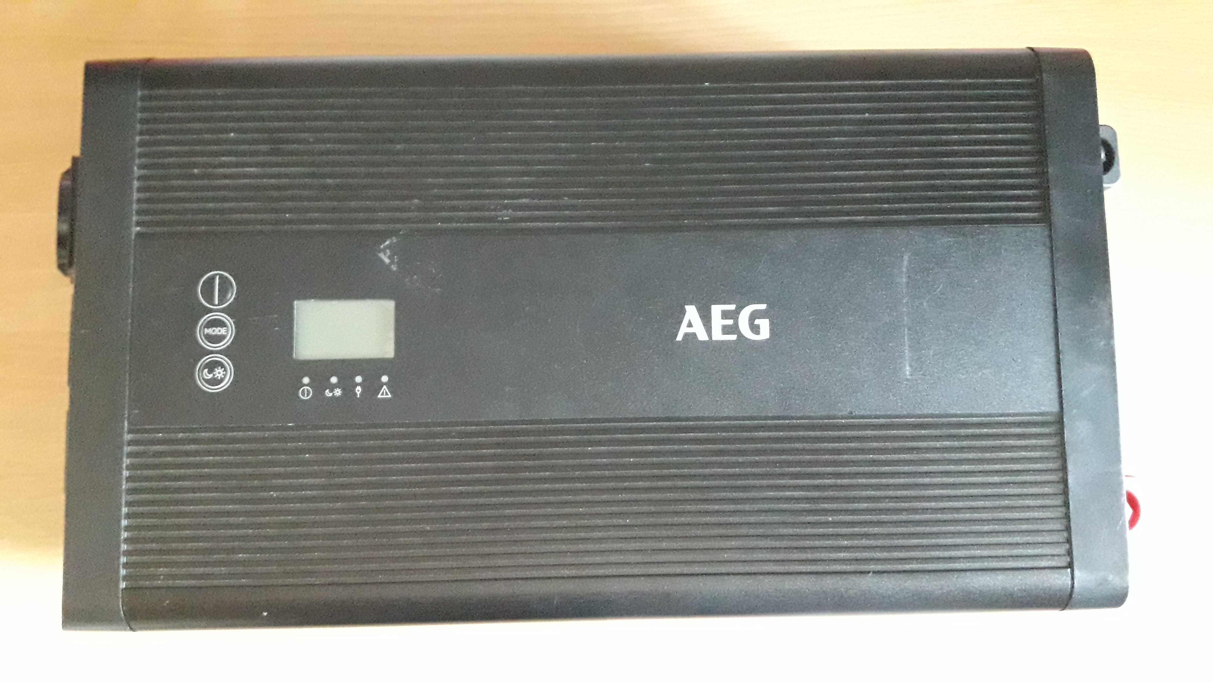 Convertor de tensiune, AEG Automotive 3000 W, 12 V DC la 230 V AC