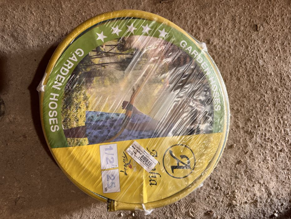 Градински маркуч трислоен - 1/2 и 3/4 25 метра