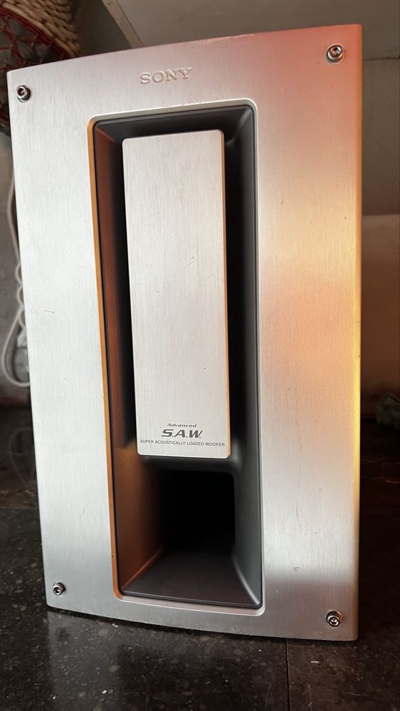 Boxe JVC, subwoofer activ Sony, sateliti