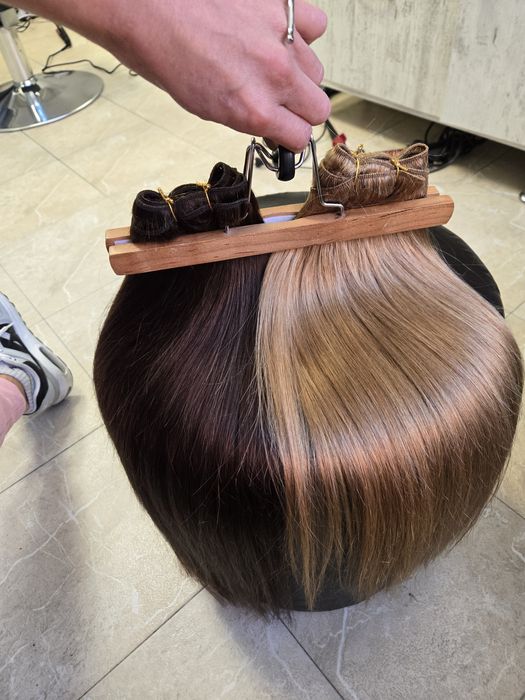 Естествена славянска коса 100 гр.