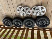 Set de 4 jenti cu cauciucuri