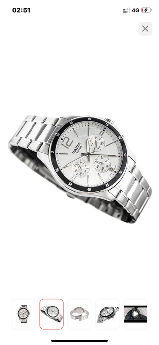 Кварцевые CASIO MTP-1374D-7AVDF сталь