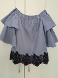 ZARA топ с голи рамене р-р ХС
