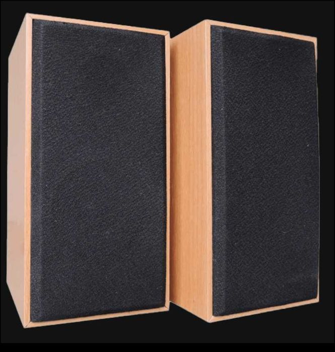 Boxe 2 difuzoare, incinte din lemn putere 3w - impecabile NOI sigilate