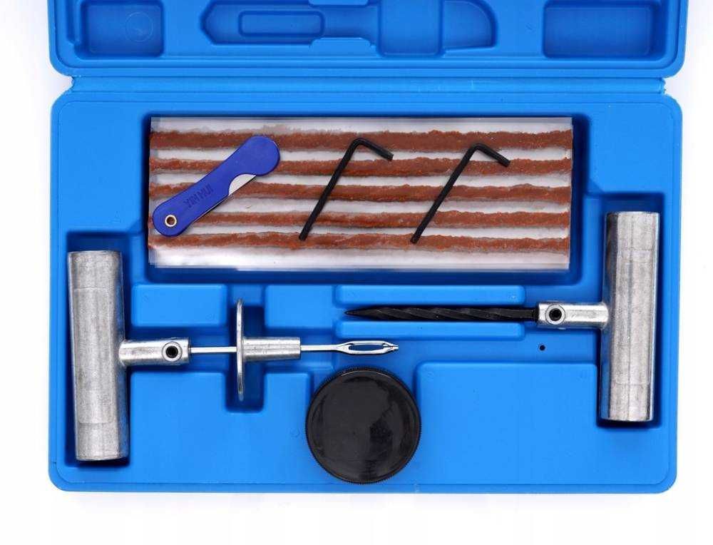 Kit reparatie pana anvelope cauciuc cu snur 27 piese (TA4132)