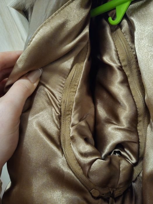 Haina din blana naturala de vulpe