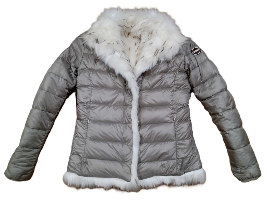 Colmar женско ДВУЛИЦЕВО пухено яке естествен косъм 90% пух перфектно