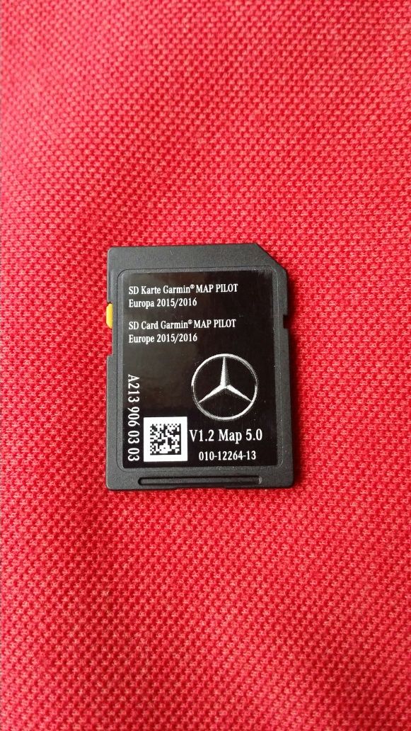 Mercedes Sd Card Garmin V1.2 Map 5.0 Pilot Europe 2015/2016