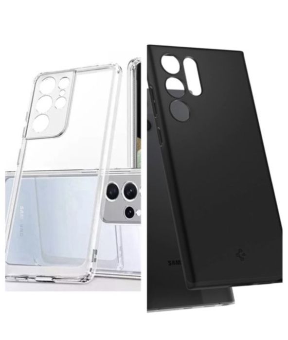 Husa Silicon Samsung S22/S23/S24/S25 Plus Ultra Edge TPU Camera Protec
