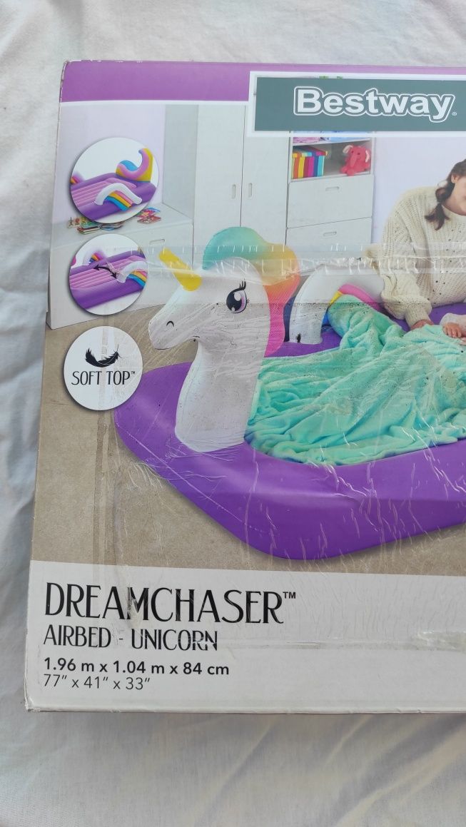Детски надуваем матрак Bestway Unicorn DreamChaser