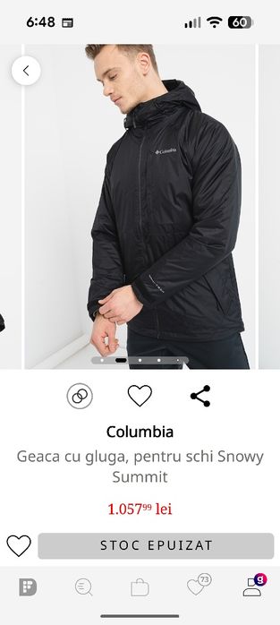 Jacheta Columbia ski . Nou . XL