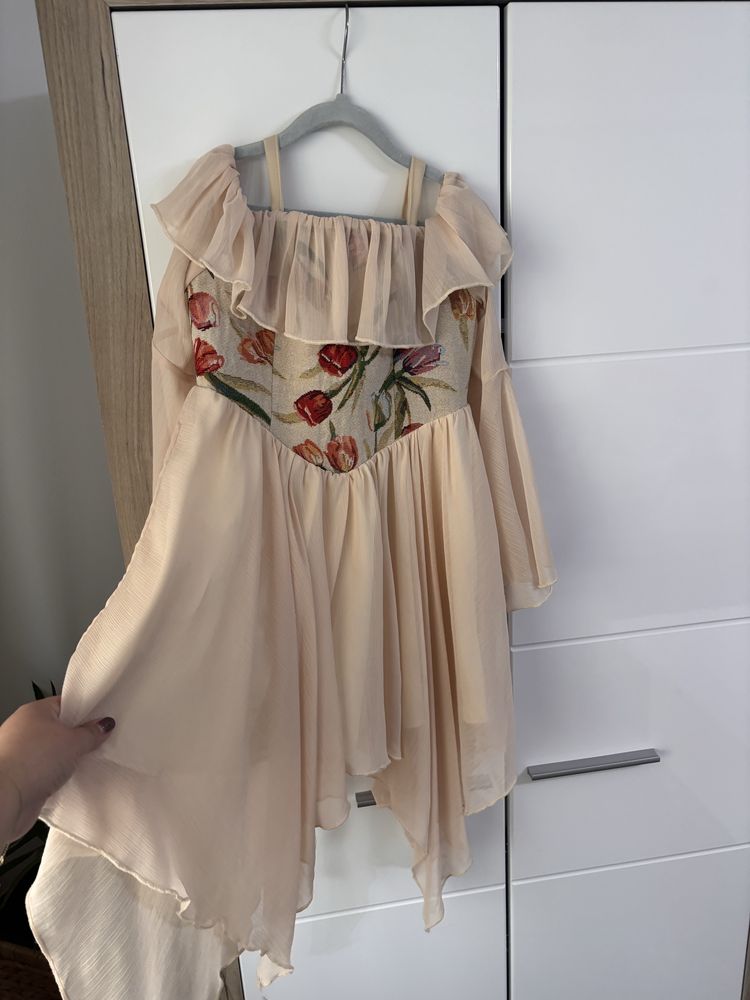 Rochie medievala fete 9-10 ani