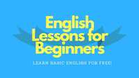 Уроки английского для начинающих  / English lessons for beginners