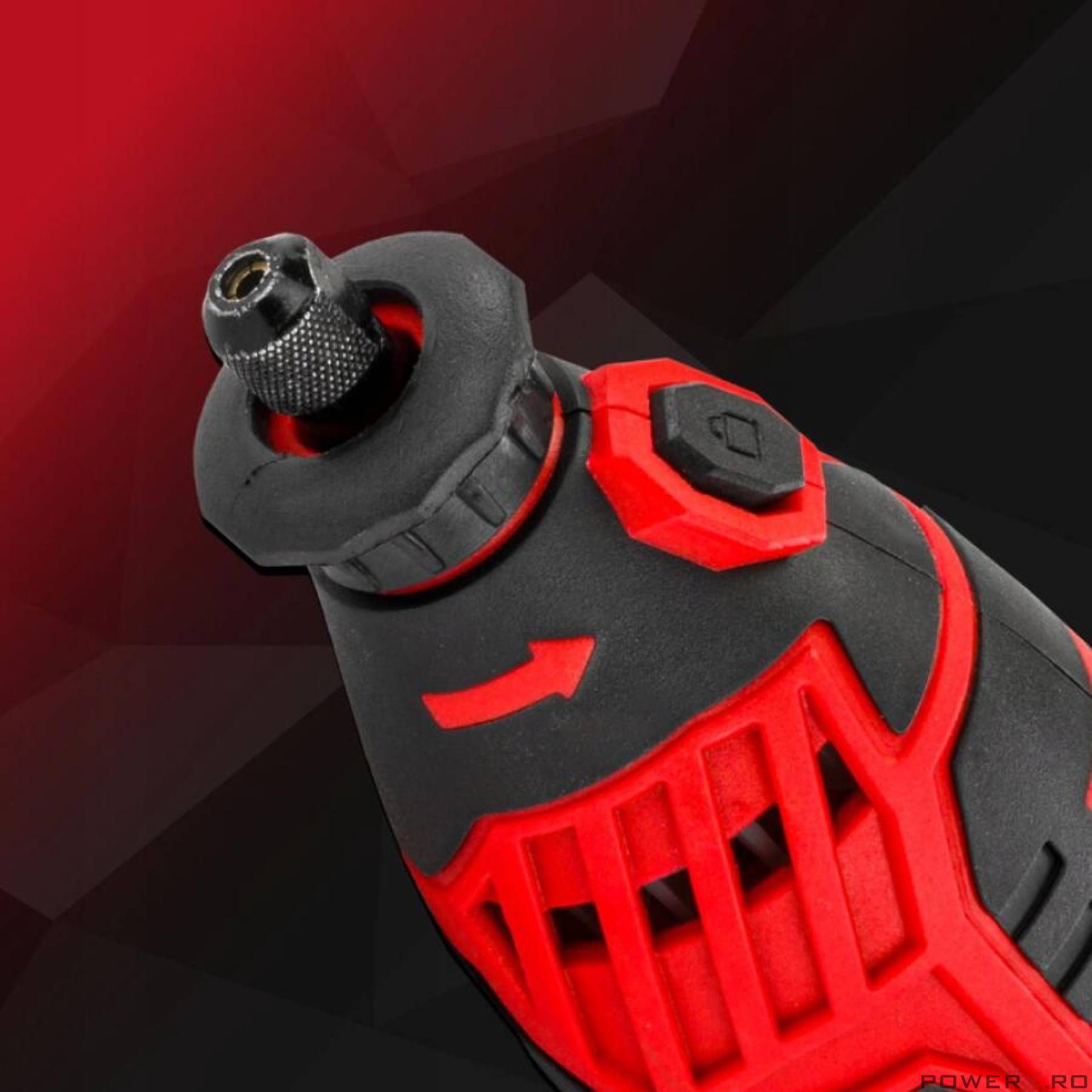 Mini polizor drept, 280 W, cu accesorii, Red Technic