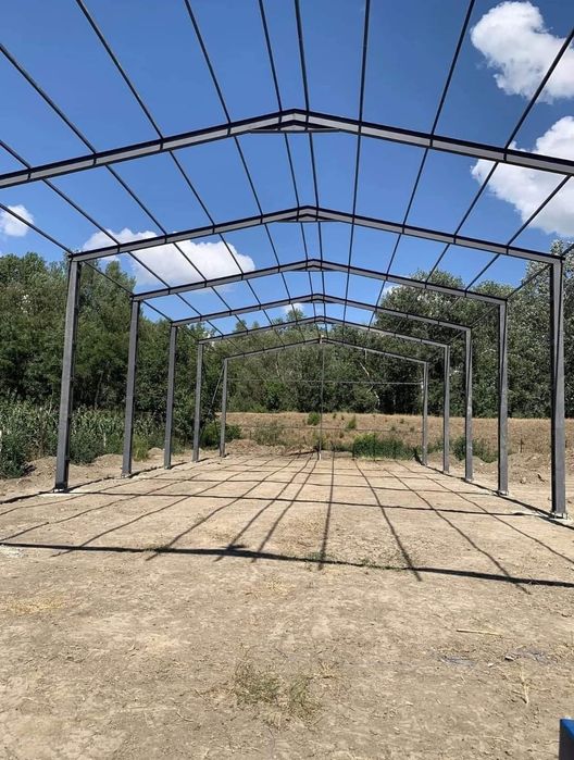 Vând hala metalica confecționată din profil 12X25x4