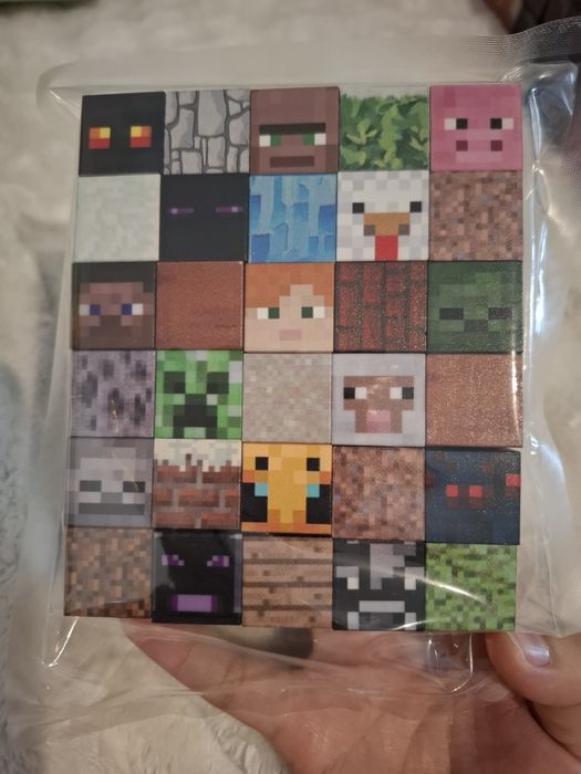 Cub magnetic minecraft, steve, alex, creeper, bee etc