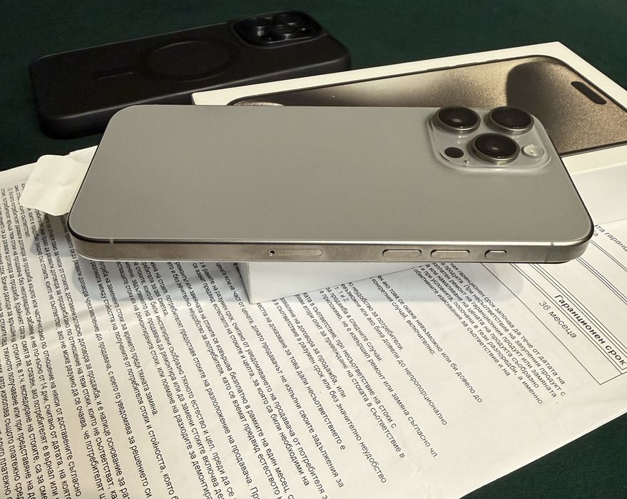 Iphone 15 Pro Max 256GB 5G Natural 36м. ГАРАНЦИЯ ПОДАРЪК