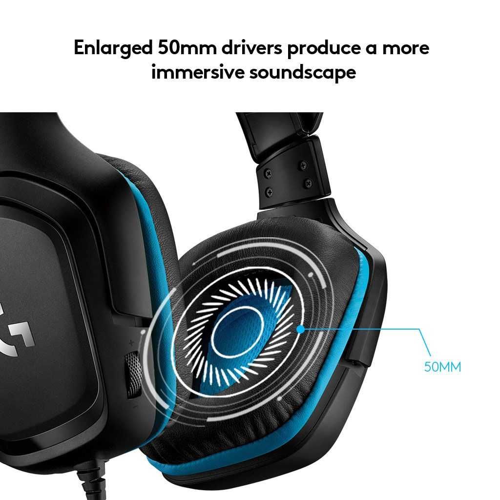 НОВИ ПРОМО 2г Гаранция Нови Гейминг Слушалки Logitech - G432, Черни