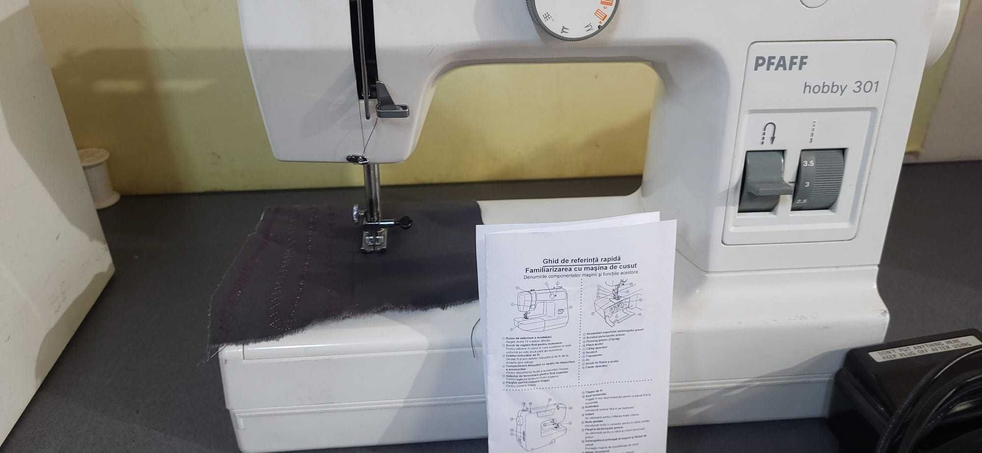 Masina de cusut electrica PFAFF Hobby 301 piese metalice