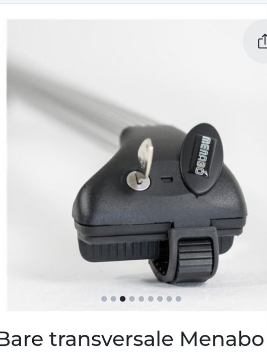 Bare transversale Menabo Ariete Rised Rails pentru Skoda Superb (3T) W