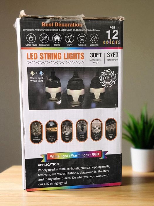 Instalatie tip led colorata Sigilata