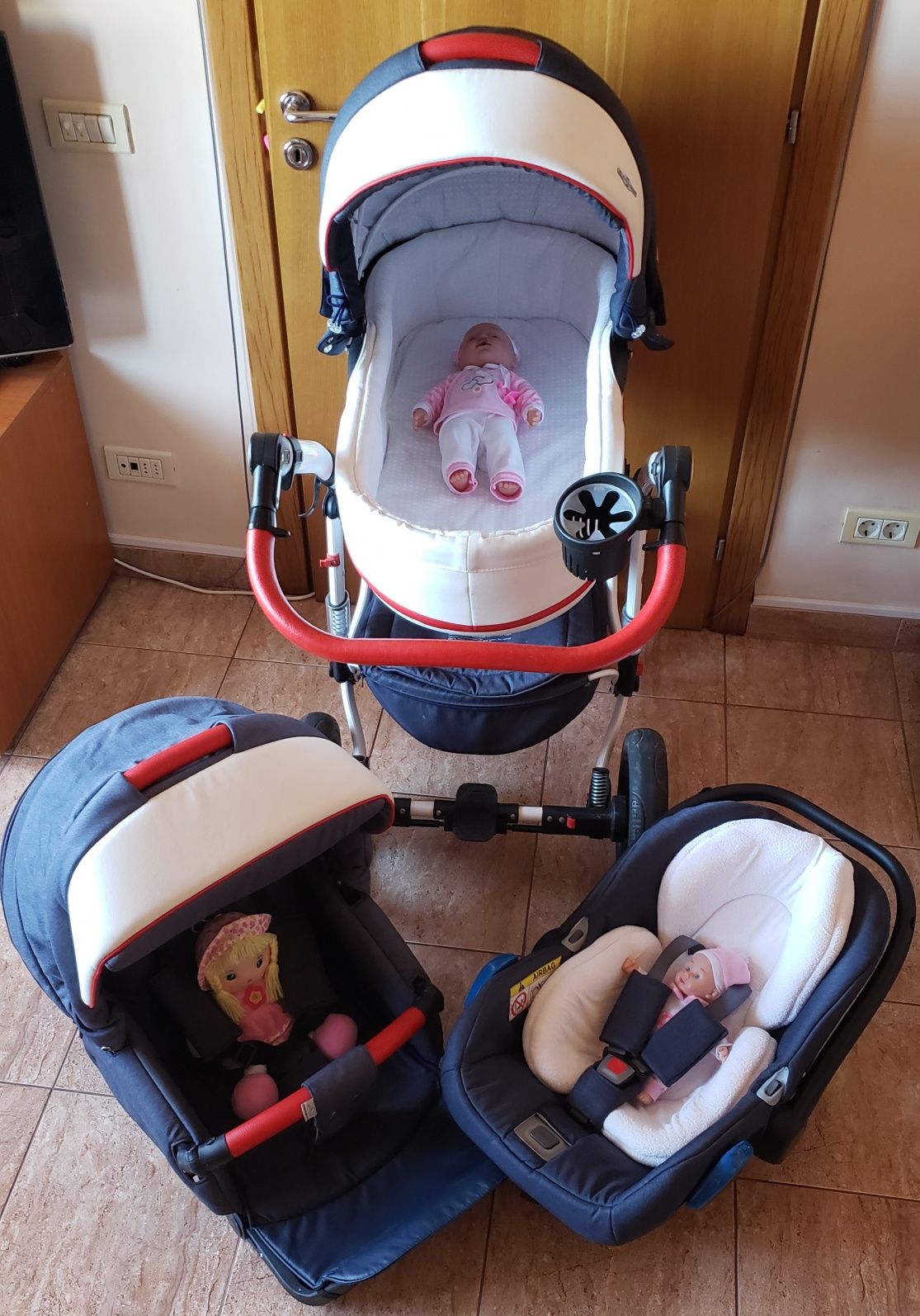 Carucior 3 in 1 bebe