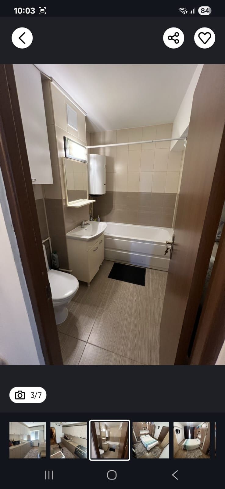 Închiriez apartament 2 camere decomandat zona Brotăcei.Constanța