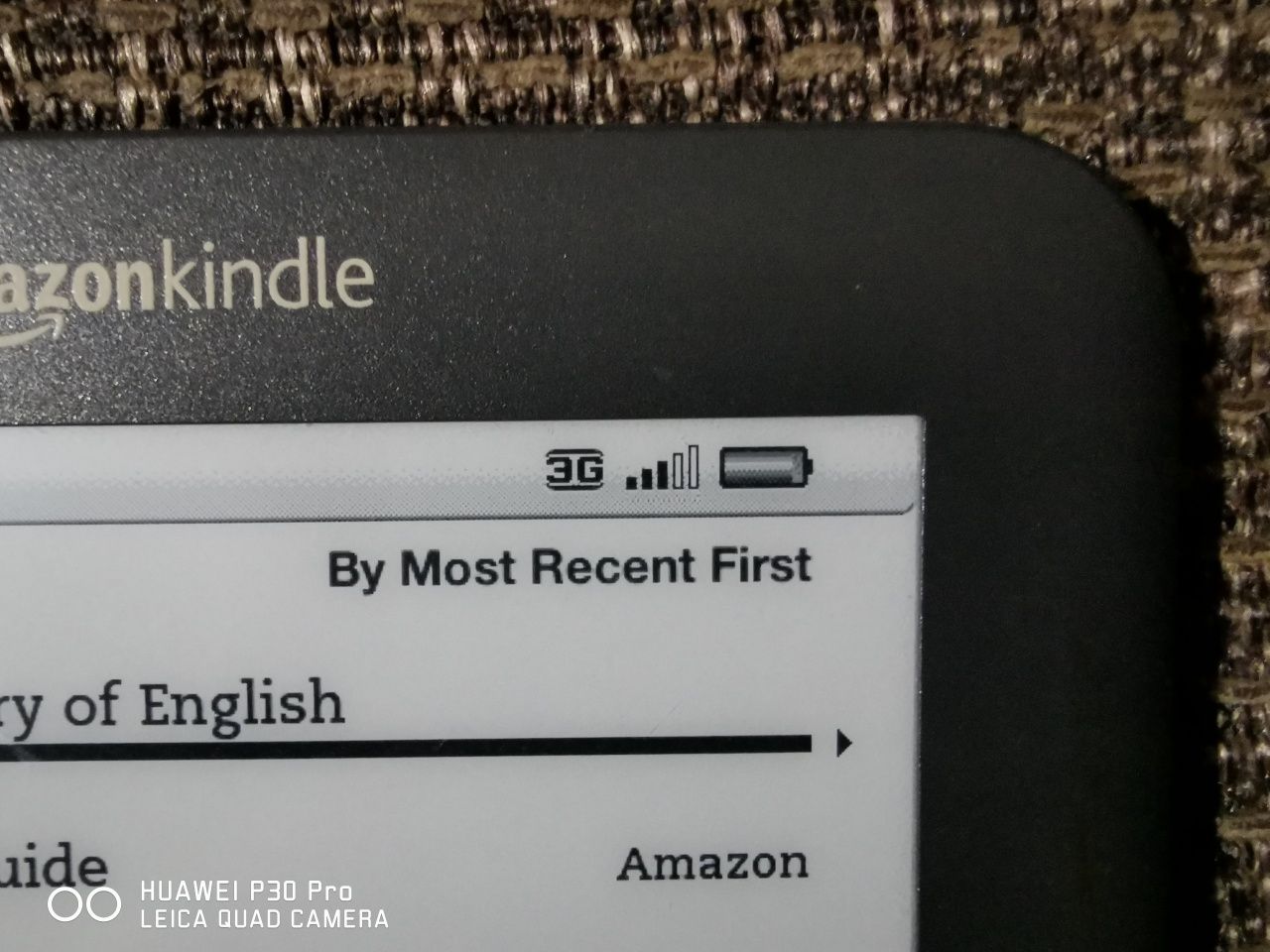 Amazon kindle tableta de citit