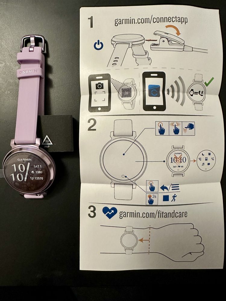 Smartwatch GARMIN Lily 2, Android/iOS Lila