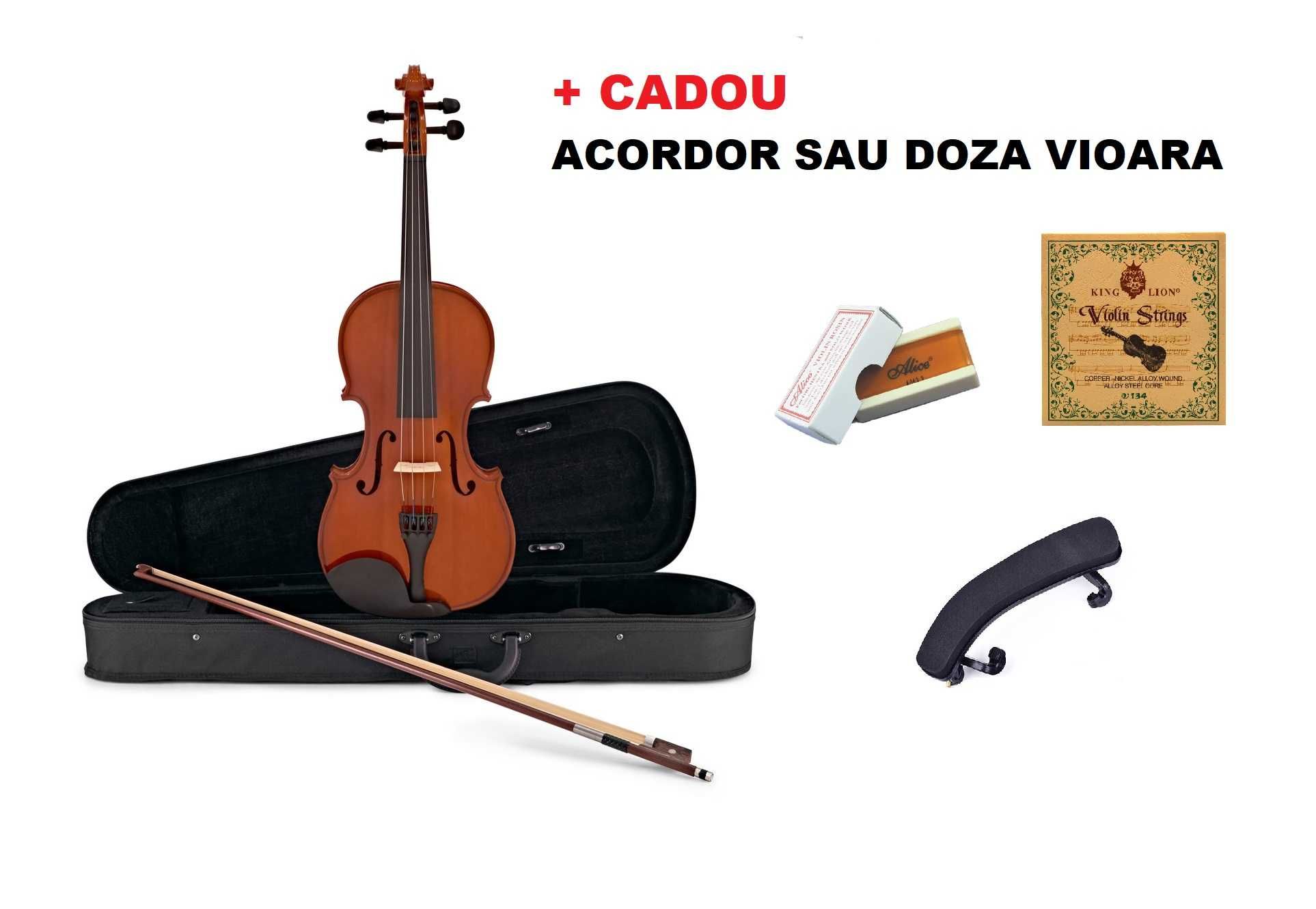 Set COMPLET vioara 4/4MARO cu toc,arcus, sacaz, barbie,corzi+CADOU