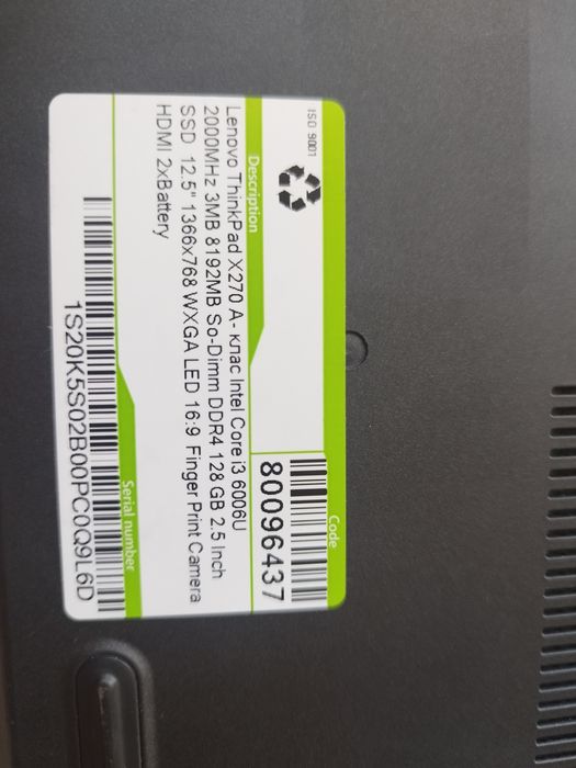 lenovo thinkpad x270