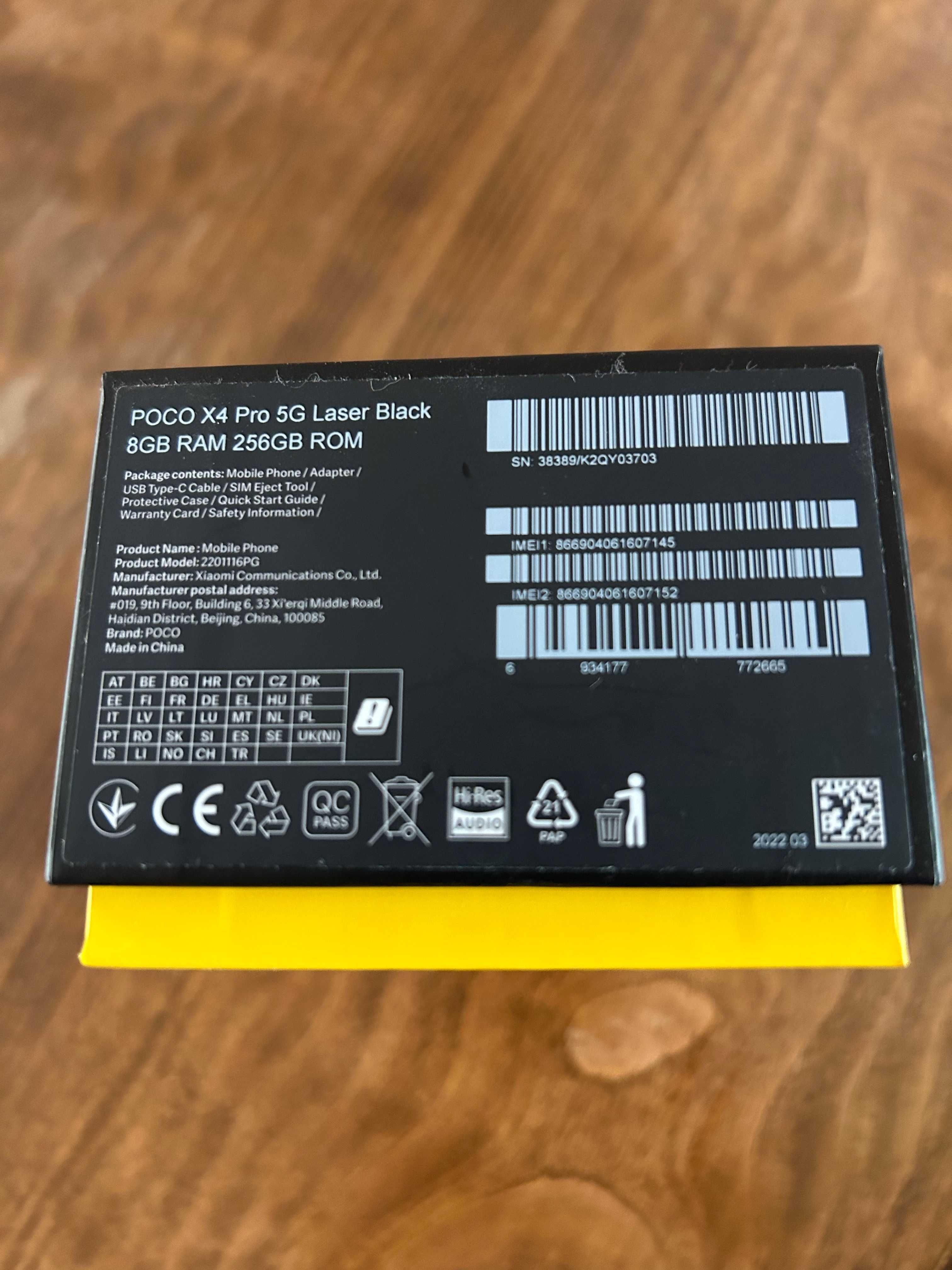Xiaomi POCO X4 Pro 5G  Lazer Black 8GB RAM 256GB ROM