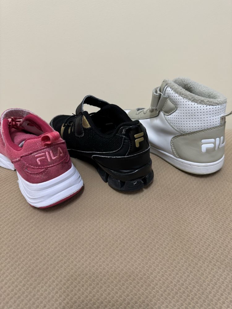3чифта детски маратонки Fila 32 номер на обща цена