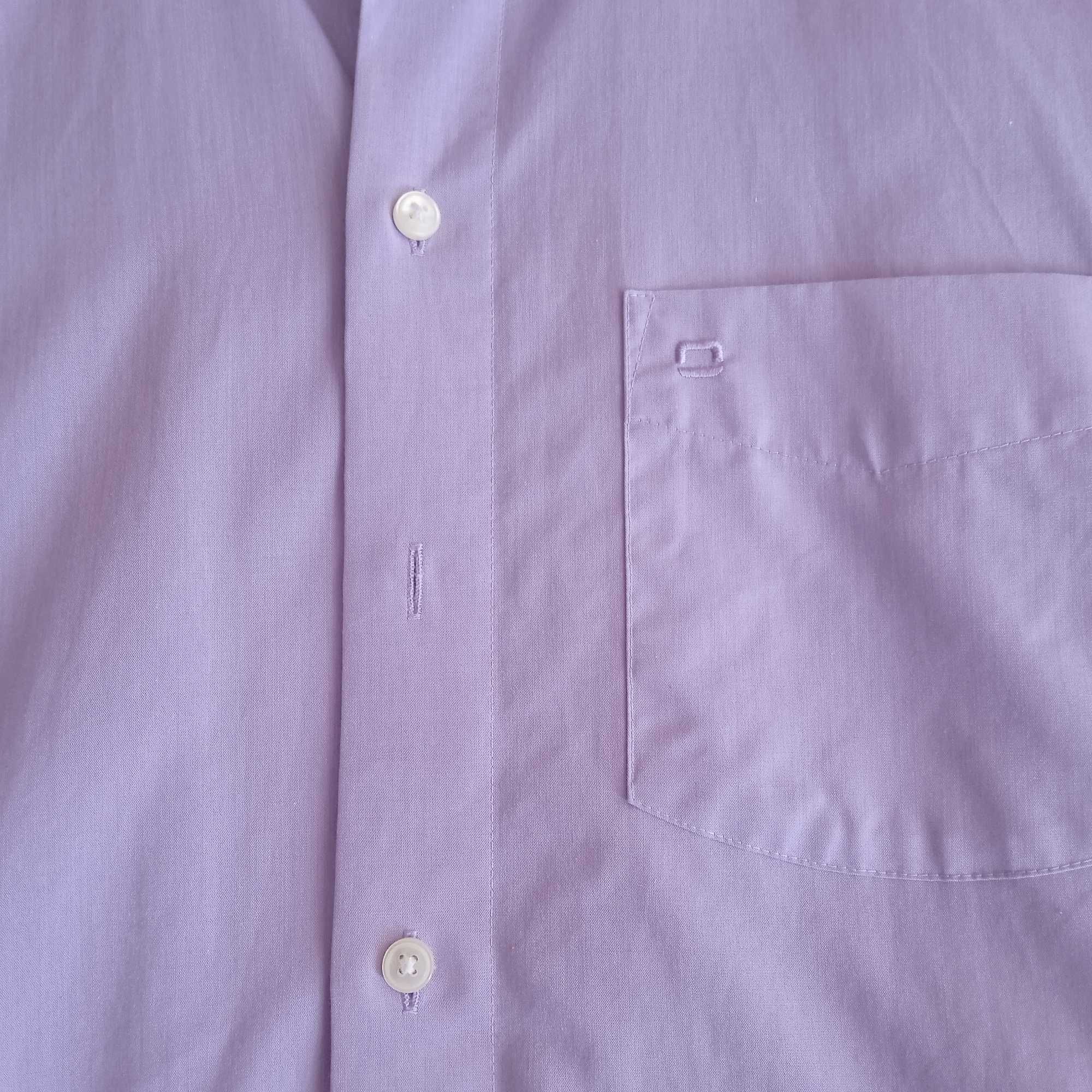 OLYMP 40 L/XL КАТО НОВА лилава риза с дълъг ръкав Олимп purple shirt