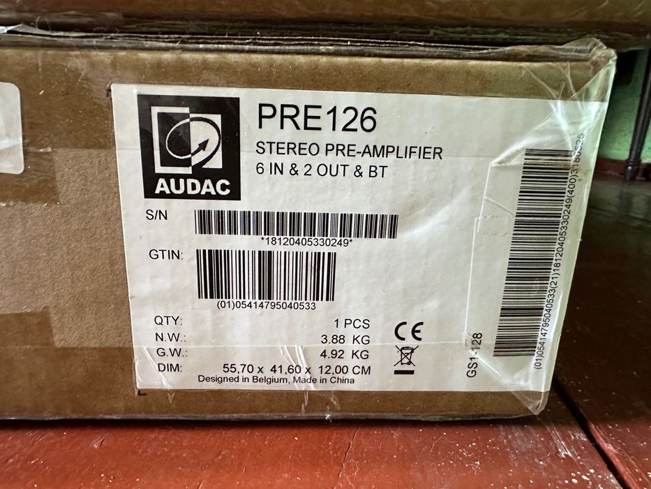 Pre-Amplificator Stereo AUDAC PRE126