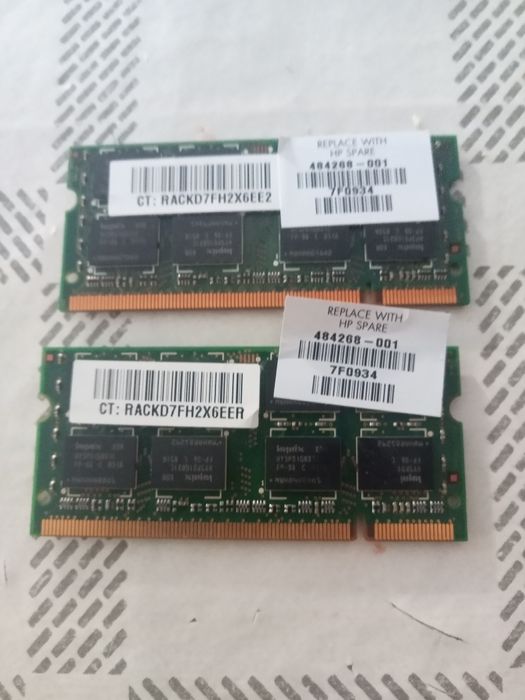 Memorie Ram DDR 2 - 2GB x 2 buc , 4GB total pereche 6400S Hynix