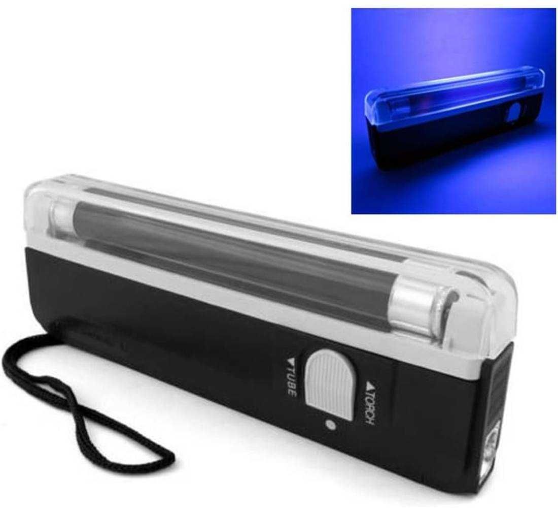 Детектор за пари DL-01, банкноти, UV фенер, 4xAA, 1,5VDC, 4W