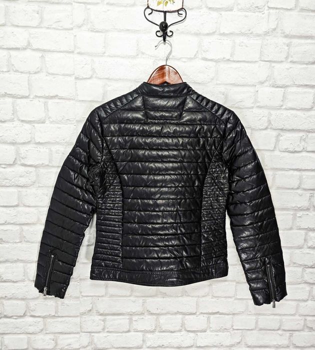 Ciesse Piumini Дамско пухено  кожено яке с пух агнешка кожа размер S